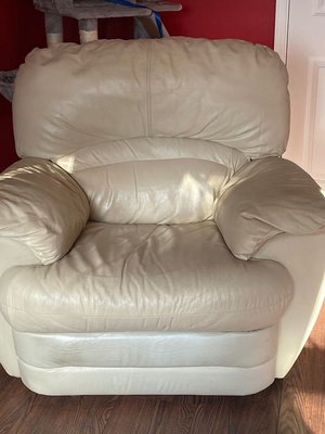 Photo of free Manual recliner leather armchair (Southgate RH11)