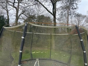 Photo of free 12ft trampoline (weathered) (Fishers Pond SO50)