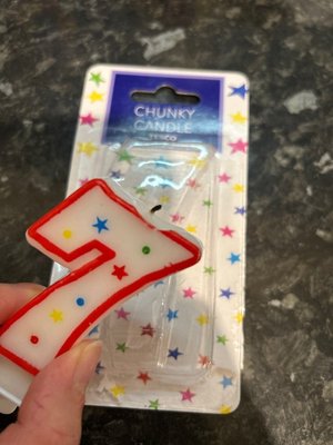 Photo of free 7 birthday candle (Cheshunt EN7)