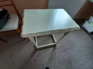 Photo of free Small but tall table, very solid antique (Fareham PO13)