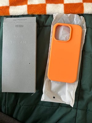Photo of free Orange iphone 15Pro case (Mission Hill)