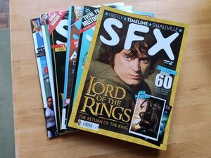 Photo of free SFX magazines (Clifton YO30)