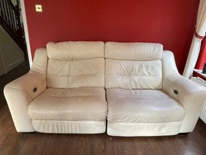 Photo of free Three seater power recliner sofa (Southgate RH11)