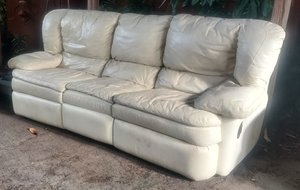 Photo of free LazBoy Couch-Great for Tall People (Palm & El Camino, Burlingame)