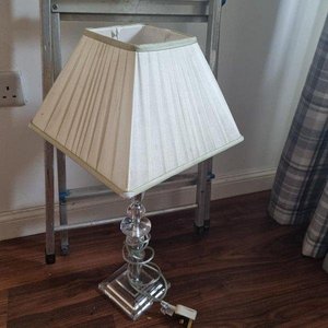 Photo of free Acrylic side table lamp and shade (Bowbrook)