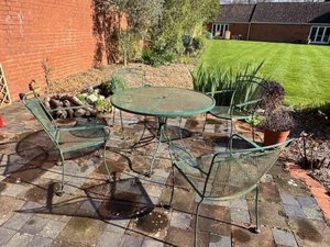 Photo of free Garden Table & Chairs with seat cushions (Middle Burnham TA8)