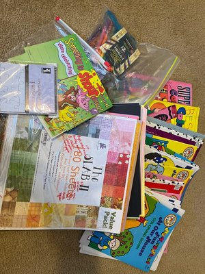 Photo of free Coloring books, craft paper, etc (Plano)