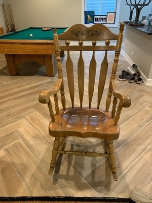 Photo of free Rocking chair (Western Springs)
