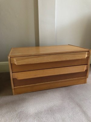 Photo of free Low pine 2 drawer unit (Sandymount)