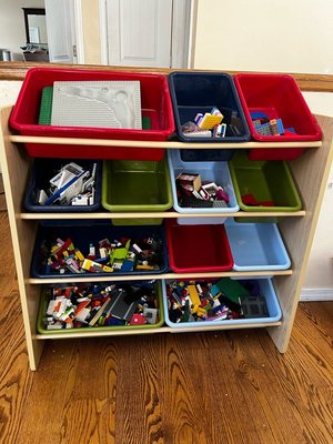 Photo of free Toy storage unit with legos (Louisville)