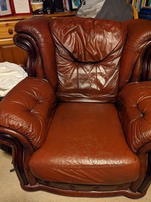 Photo of free Leather armchair (Silverknowes EH4)