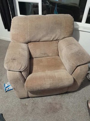 Photo of free 3 seater sofa and armchair (Lepton HD8)