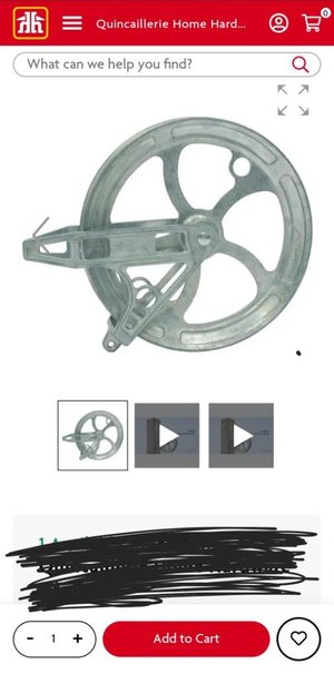 Photo of Clothing line pulley (Aylmer)