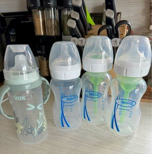 Photo of free 4 Assort Baby Bottles (Dr B & NUK) (Island Park)