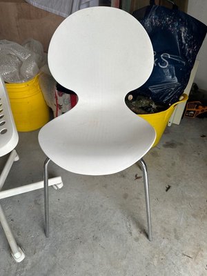 Photo of free 2 white chairs (Camelford PL32)