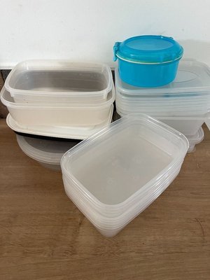 Photo of free bundle of containers - take away tubs & tupperware type (Heaton Chapel SK4)
