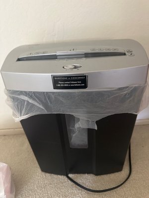 Photo of free Paper shredder-small (Saratoga)