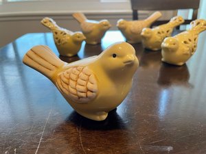 Photo of free Yellow ceramic birds (NW Littleton / SW Lakewood)