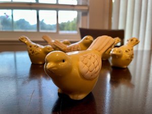 Photo of free Yellow ceramic birds (NW Littleton / SW Lakewood)