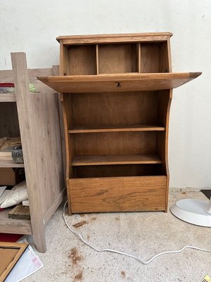 Photo of free wood shelves/desk (Bellevue crossroads)