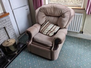 Photo of free Recliner arm chair (Blackrock)