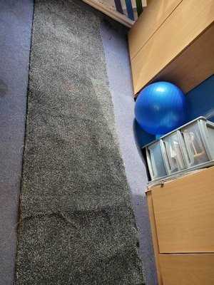 Photo of free 2.5m x70cm grey carpet new (Selston NG16)