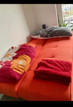 Photo of free Orange MADE sofa bed (NW3)