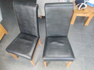 Photo of free 6 dinning room chairs (Formby)