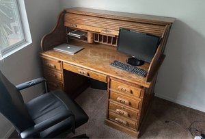 Photo of free Wood desk (West H)