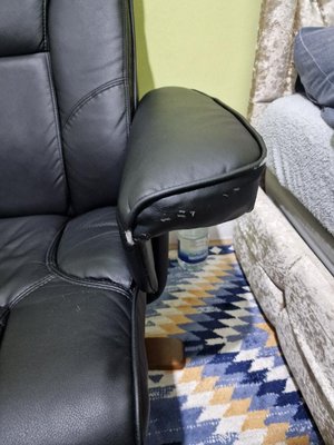 Photo of free Black Faux Leather Recliner Chair (Hackney / Victoria Park E9)