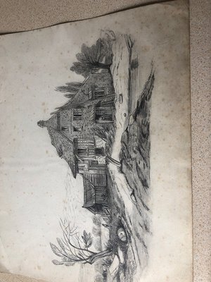 Photo of free Antique pencil drawing (Midsomer Norton)