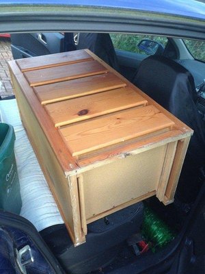 Photo of free Set of pine drawers (West Molesey.)