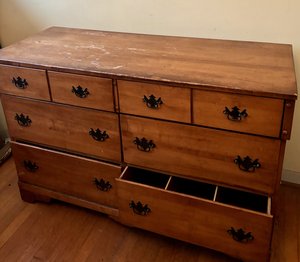 Photo of free Wooden dresser (Front Royal)