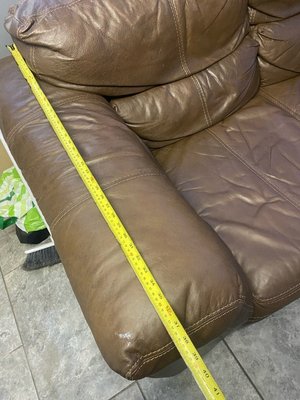 Photo of free Leather sofa 2 seater (Eccles ME20)