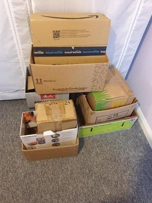 Photo of free Cardboard boxes (medium) (3 Yaxley)