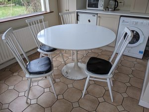 Photo of free Kitchen table and 4 chairs (Blackrock)