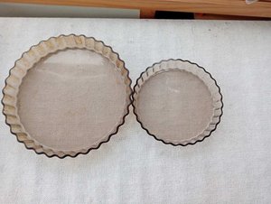 Photo of free 2 fluted flan/quiche dishes (Longhorsley NE65)