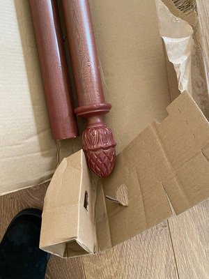 Photo of free Wooden Curtain Pole 4m 34cms (SN7 Longcot)