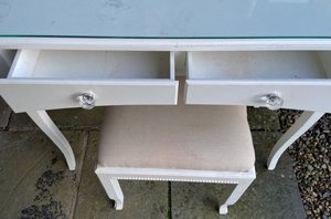 Photo of free Dressing Table and stool - could be used as a desk (Aberriw SY21)