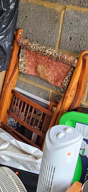 Photo of free Folding wooden chair (St Nicholas SG1)