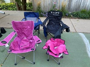 Photo of free 3 Camping chairs (Highland Park Area)