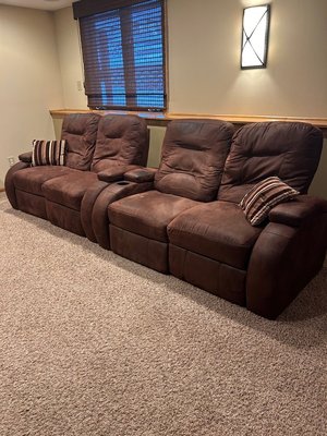 Photo of free Reclining Theatre Style Chairs - 4 (Plymouth, MN)