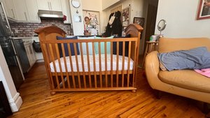 Photo of free Winnie the Pooh crib (Williamsburg Brooklyn)