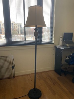 Photo of free Wood lamp (H Street)