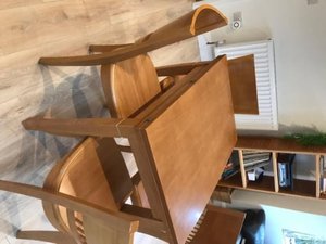 Photo of free Extending table and 4 chairs (Easingwold YO61)