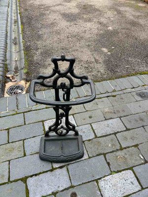 Photo of free Cute cast iron umbrella stand (Haldens AL6)