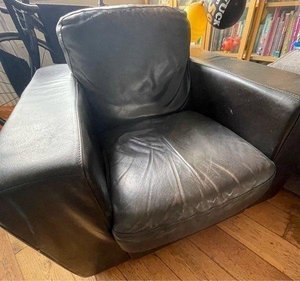 Photo of free Leather armchair (E9)