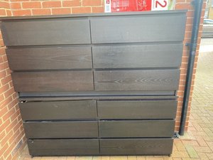 Photo of free Black ikea chests of drawers x 2 (E2)