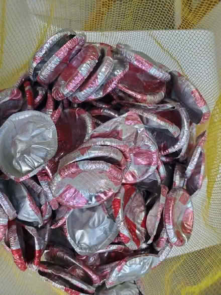 Photo of free Milk bottle tops - metal foil (Higham Hill E17) #1