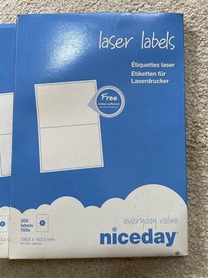 Photo of free Packs of A5 Laser Labels (Waterlooville PO7)
